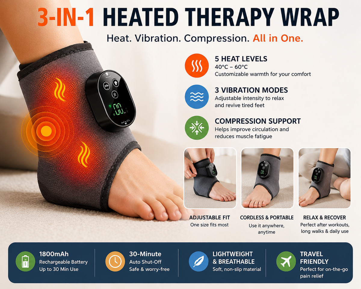 3-in-1 Heated Therapy Wrap